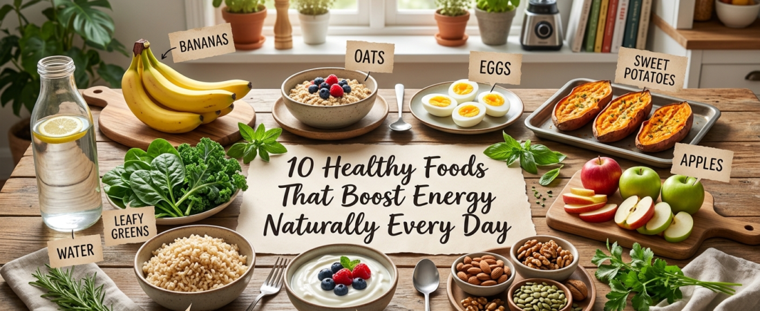 10 Healthy Foods That Boost Energy Naturally Every Day
