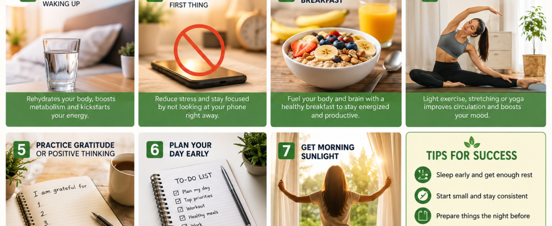7 Simple Healthy Morning Habits for a More Productive Day