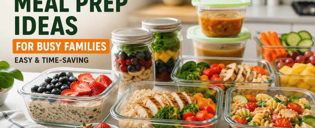 7 Healthy Meal Prep Ideas for Busy Families (easy & Time-Saving)