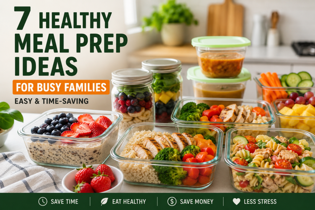 healthy meal prep ideas for busy families