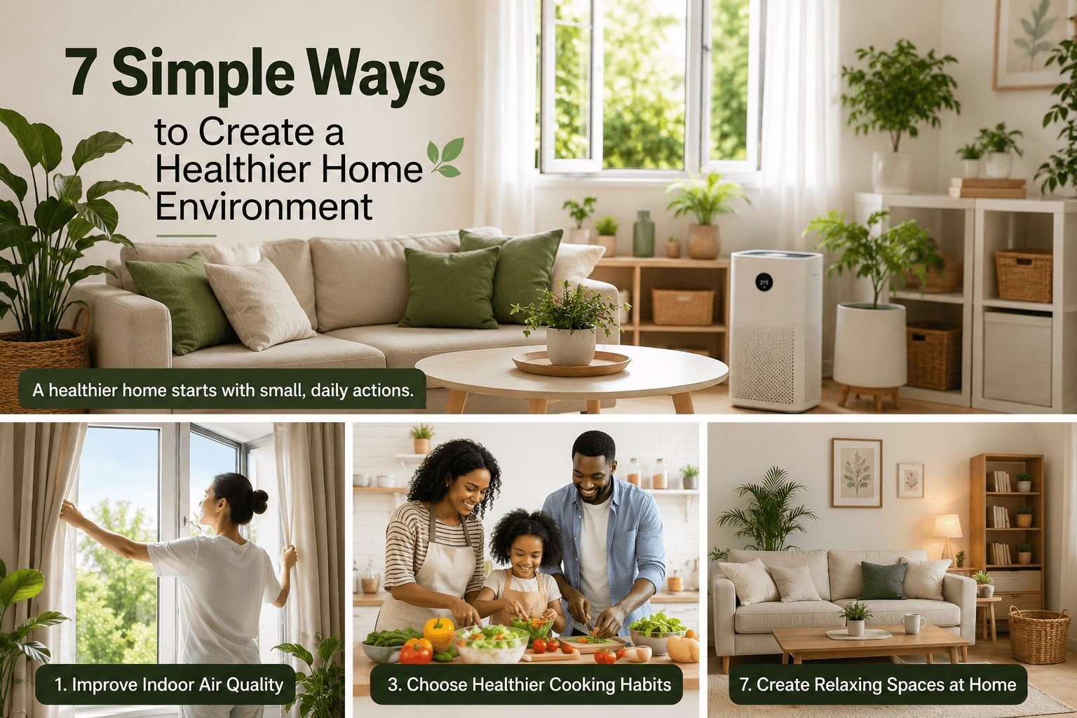 Healthier Home Environment: 7 Tips for a Better Lifestyle